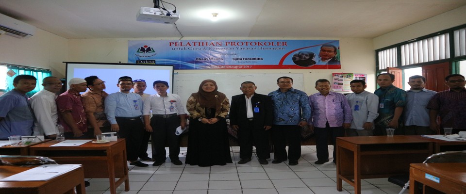 Pelatihan ProtokolerUntuk meningkatkan profesionalitas dalam mengadakan sebuah event, maka Yayasan Husnayain mengadakan Pelatihan Protokolerselengkapnya...